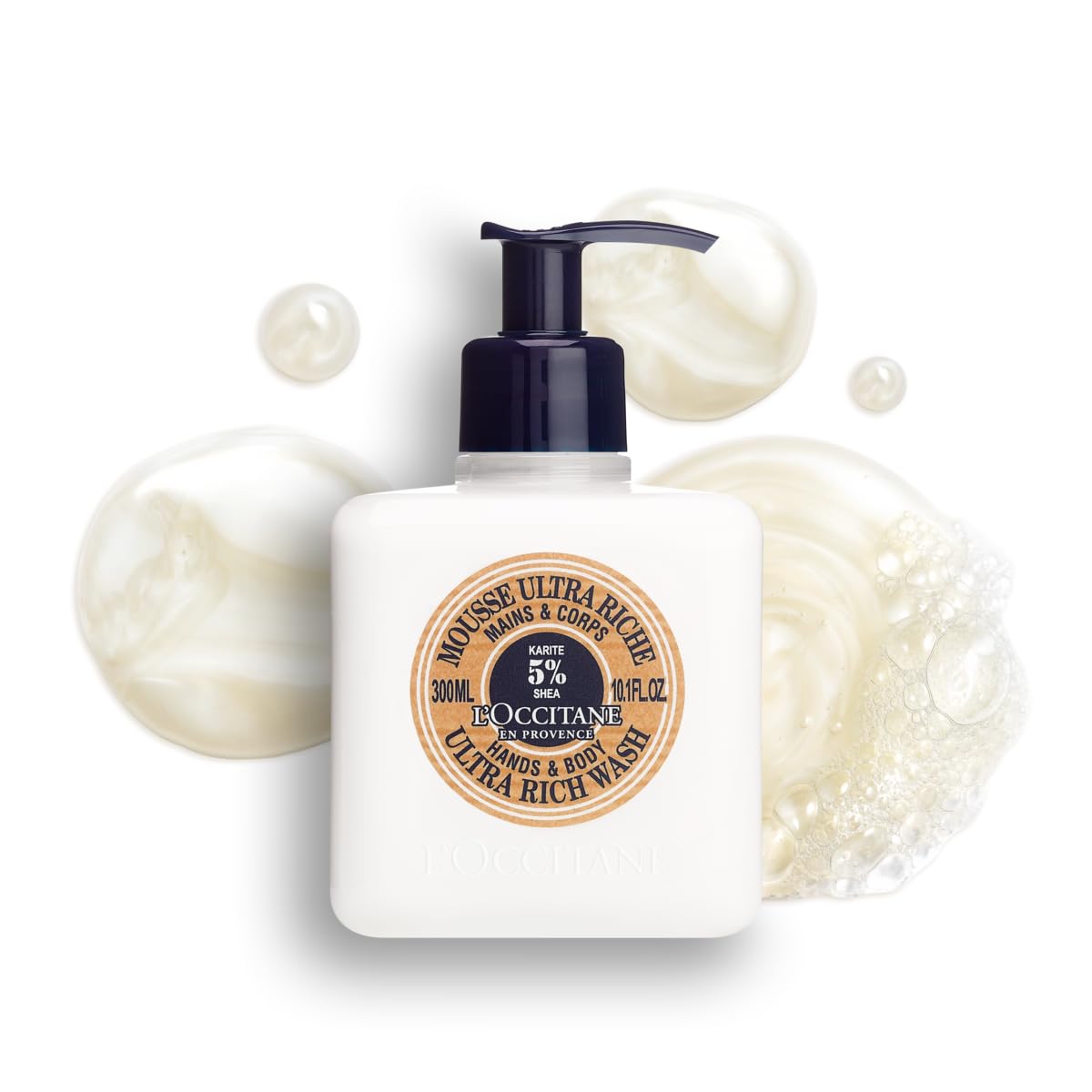 Shea Hands & Body Ultra Rich Wash: Cleanse, Soften, Gentl e Foaming Cream, Classic Shea Scent, Prevent Dryness