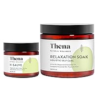 Thena Intense Hemorrhoid Treatment and Organic Relaxation Bath Soak Bundle