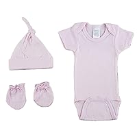 3 Pc Layette Baby Clothes Set