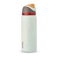 Owala FreeSip Insulated Stainless Steel Water Bottle with Straw, BPA-Free Sports Water Bottle, Great for Travel, 32 Oz, Boneyard
