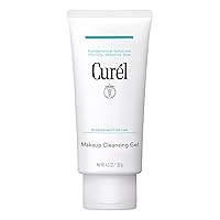 Japanese Skin Care Makeup Cleansing Gel, Gentle Facial Cleanser for Dry, Sensitive Skin, pH-Balanced and Fragrance-Free Japanese Skincare, 4.5 oz (Step 1 of 2-Step Skincare)