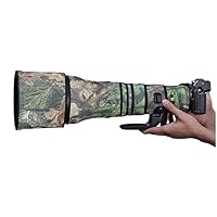 Camouflage Waterproof Lens Coat for Nikon Z 800mm f/6.3 VR S Rainproof Lens Protective Cover (Green Leaf Camouflage)
