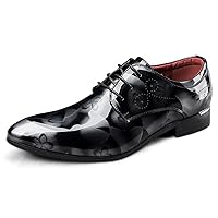 Men's Shoes Uniform Oxford Shoes Leather Lace Up Plus Big Size Pointed-Toe Casual Leisure Form Spring Camouflage Fashion