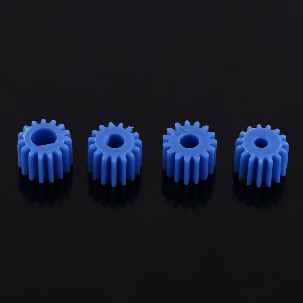Spindle Gear, 26pcs Plastic Spindle Worm Gear & Sleeve for Aircraft Motor Car Toy Model 2MM/2.3MM/3MM/3.17MM/4MM, spur Gears