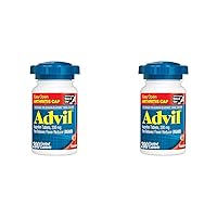 Advil Pain Reliever and Fever Reducer, Pain Relief Medicine with Ibuprofen 200mg for Joint Pain, Muscle Ache and Minor Arthritis Pain Relief - 200 Coated Tablets with Easy Open Arthritis Cap