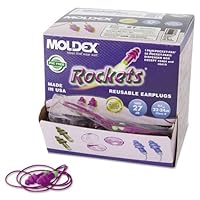 Rockets Individually Wrapped Reusable Corded Ear Plugs (Set of 50)