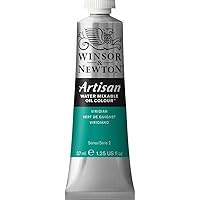 Winsor & Newton Artisan Water Mixable Oil Colour, 1.25-oz (37ml), Viridian