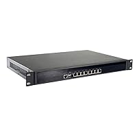 Firewall, VPN, 19 Inch 1U Rackmount, OPNsense, Network Appliance, Router PC, Intel Core I3 2328M / 2350M / 2367M, RS14, 8 Intel LAN/2USB/COM/VGA/Fan, (8G RAM/128G SSD)