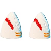 Shark Bath Bomb, 120g Shark Attack Bath Bomb, Novelty Funny Bath Bombs, Skin Moisturize Bath Bomb Natural Handmade Bath Bombs Rich in Essential Oils Sea Animal Bubble Bath Bombs for Everyone (2 Pcs)