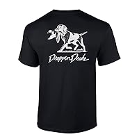 Mens Droppin Drake Dog Carrying Duck Hunting Southern Duck Call Mens Short Sleeve T-Shirt