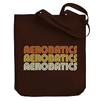 Aerobatics RETRO COLOR Canvas Tote Bag 10.5