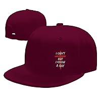 I Can't But Know an Guy Hat Flat Bill Trucker Hat Adjustable Fashion Hip Hop Baseball Cap for Men Women
