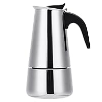 Stovetop Espresso Maker, Moka Pot, Italian Coffee Maker Percolator, Stainless Steel Espresso Pots Stove Top 6 cup/10oz, for Induction Cookers, all Hobs, Cafe Maker for Camping, Teatime