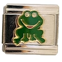 Italian Charm Bracelet Stainless Steel 9mm Kermit the Frog - Italian Charm