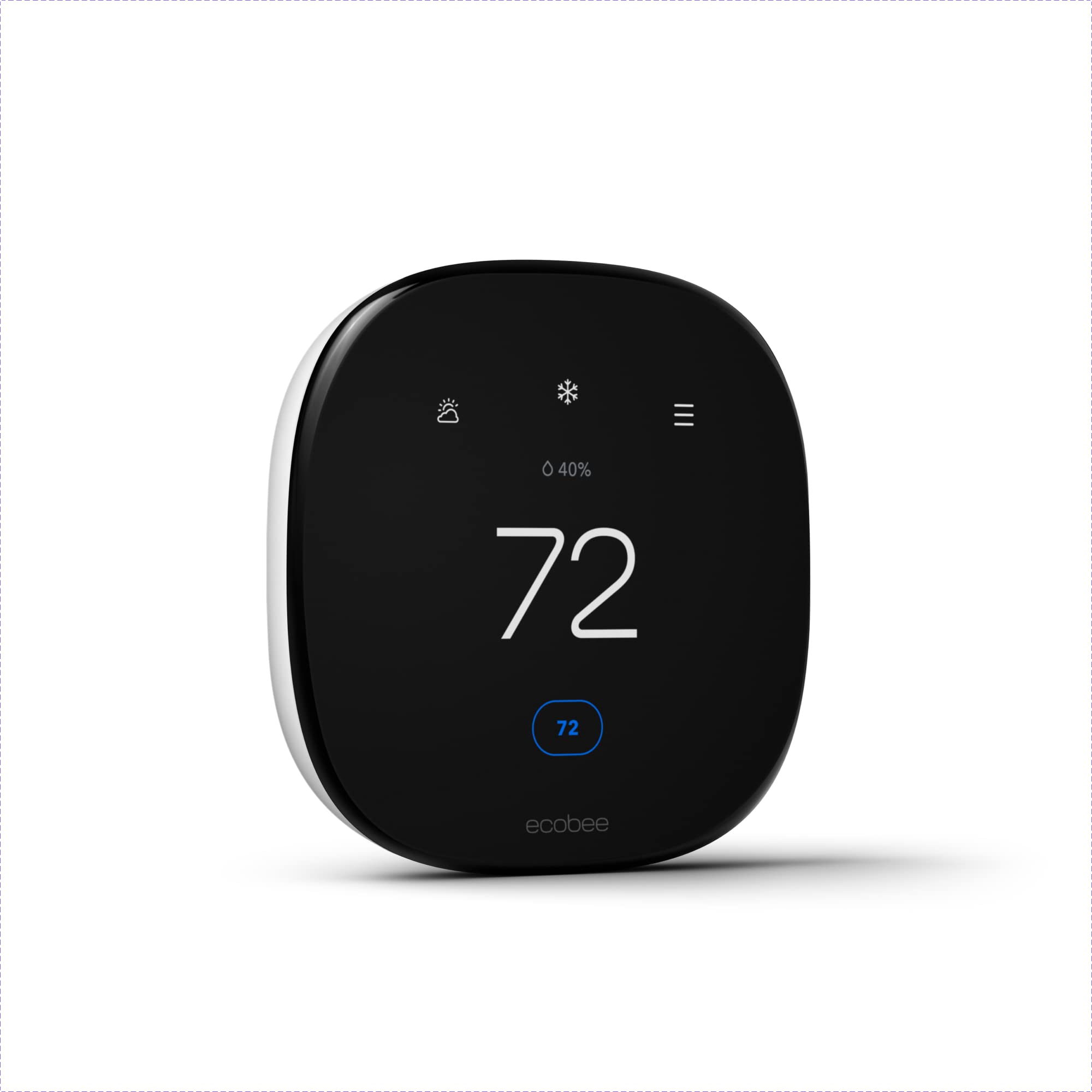 New ecobee Smart Thermostat Enhanced - Programmable Wifi Thermostat - Works with Siri, Alexa, Google Assistant - Energy Star Certified - Smart Home