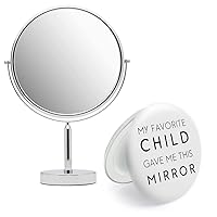 MIRRORVANA XXLarge Oversized 3X Magnifying Mirror and Small Pocket Size Compact Mirror
