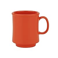G.E.T. TM-1308-RO-EC 8 oz. Stacking Mug, Rio Orange (Pack of 4)