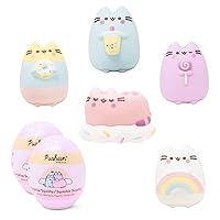 Hamee Pusheen The Cat [Surprise Blind Capsule] [Series 2] Cute Water Filled Squishy Toy [Birthday Gift Bags, Party Favors, Gift Basket Filler, Stress Relief Toys] - Surprise (Random - 2 PC.)