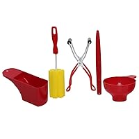 VKP1205 Canning Kit, Tools Scoop, Dark Red