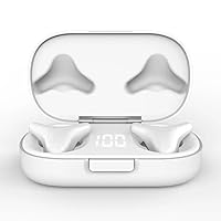 Highly Rated Waterproof Wireless Earbuds - Bluetooth Headphones for Running, Work, TV Listening, True Wireless Bluetooth Ear Buds with 300mAh Charging Box, Best for Running