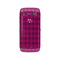 Amzer Luxe Argyle Skin Case for BlackBerry Pearl 9100 - Hot Pink