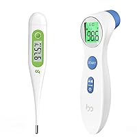 Forehead Thermometer and Oral Thermometer Health Kit