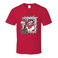 Legion of Doom Retro Wrestling Red T Shirt Red