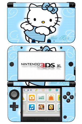 Kitty Blue Fairy Game Skin for Nintendo 3DS XL Console