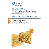 Chemistry -- Modified Mastering Chemistry with Pearson eText Access Code