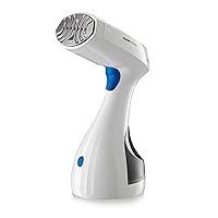 Reliable Dash 150GHB Portable Garment Steamer,Handheld Steamer with Fabric Brush, Light Weight Travel Steamer with Continuous Steam and Auto Shut-off, Shirt, Pants & More (White)