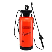 2 Gallon Sprayer Pump Pressure Lawn and Garden Portable Sprayer with Safety Valve, Special Handle and Adjustable Shoulder Strap