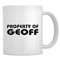 Property of Geoff Bold Font Mug 11 ounces ceramic