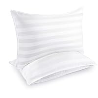 COZSINOOR Bed Pillows for Sleeping [Pack of 2] Cozy Dream Series Hotel Quality Pillows Premium Plush Fiber, Breathable Cooling Cover Skin-Friendly