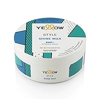 Yellow Style - Strong Hold Hair Wax - Adds Intense Shine and Gloss - No Residue - Long Lasting Formula - Keeps Hair Soft and Hydrated - 3.63 oz.