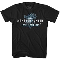 Monster Hunter World Video Game Iceborne Image Adult Short Sleeve T-Shirt Graphic Tee