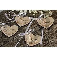 Custom engraved wood heart,Personalized Wooden Hearts,Wood Heart,Heart Tags,Heart Favors,Wedding table name, place cards,Wooden Wall Art, Home Wall Decor, Christmas Gifts, 1 piece send.
