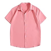 Hawaiian Bowling Shirts for Men Short Sleeve Printed Regular Fit Summer Beach Casual Button Down Aloha Shirts