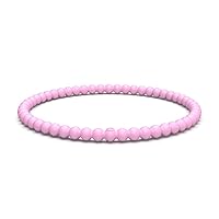 Enso Silicone Bracelet – Beaded Stackable Bracelet - Hypoallergenic Rubber Wristband – Comfortable Flexible Band for Active Lifestyle - Medical Grade Silicone