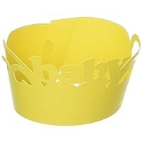 Baby Cupcake Wrappers, Set of 12 (Yellow)