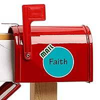 Faith Word Inspirational Quote Sayings Decal Mailbox Stickers Adhesive Waterproof