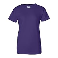 Gildan Activewear Ultra Cotton Ladies' Tee Shirt, 3XL, Purple