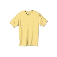 Hanes Authentic TAGLESS Kids' Cotton T-Shirt_Daffodil Yellow_L