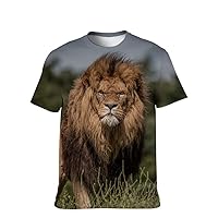 Unisex Novelty T-Shirts Fashion-Casual Funny Graphic Short-Sleeve: Funny T-Shirts for Couples Vintage 3D Printed Streetwear