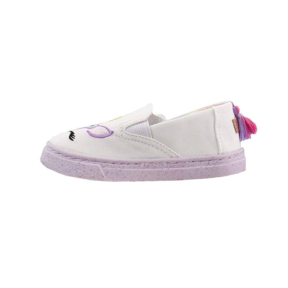 TOMS Infant Girls Luca Slip On Sneakers Shoes Casual - White