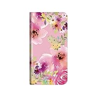 ルプラス(Leplus) Galaxy S9 SC-02K/SCV38 Thin Design PU Leather Case, Design+, Flower Pink