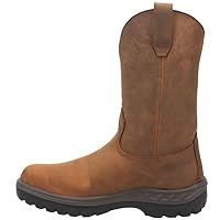 Dan Post Boots Mens Cummins Waterproof Steel Toe Work Safety Shoes Casual - Brown