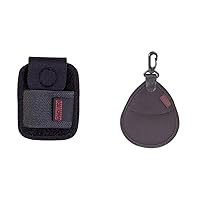 OP/TECH USA Battery Holster for SLR Battery/AA Batteries (Black) and Filter Pack for Camera Lens Filters (Black)
