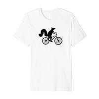 Funny Squirrel on a Bike Graphic - For Squirrel Lovers Premium T-Shirt