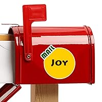 Joy Word Inspirational Quote Sayings Decal Mailbox Stickers Adhesive Waterproof
