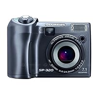 OM SYSTEM OLYMPUS SP-320 7.1MP Digital Camera with 3x Optical Zoom